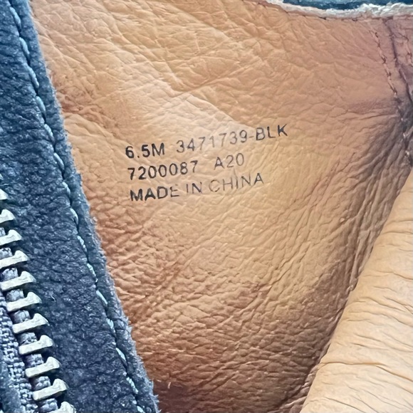 Frye Suede Leather Point Toe Ankle Boots Size 6.5 - Picture 2 of 8